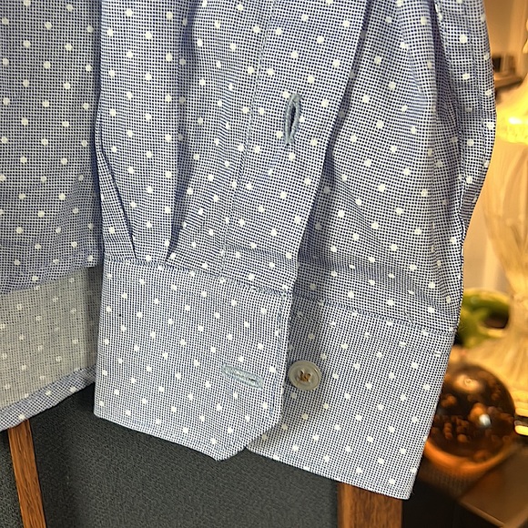 Denim & Flowers Men's long sleeve dress shirt - Picture 6 of 7